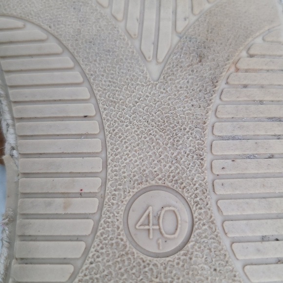 Saks Fifth Avenue Tan Suede Espadrilles Flats sz 40 Women's 10 - Picture 6 of 6